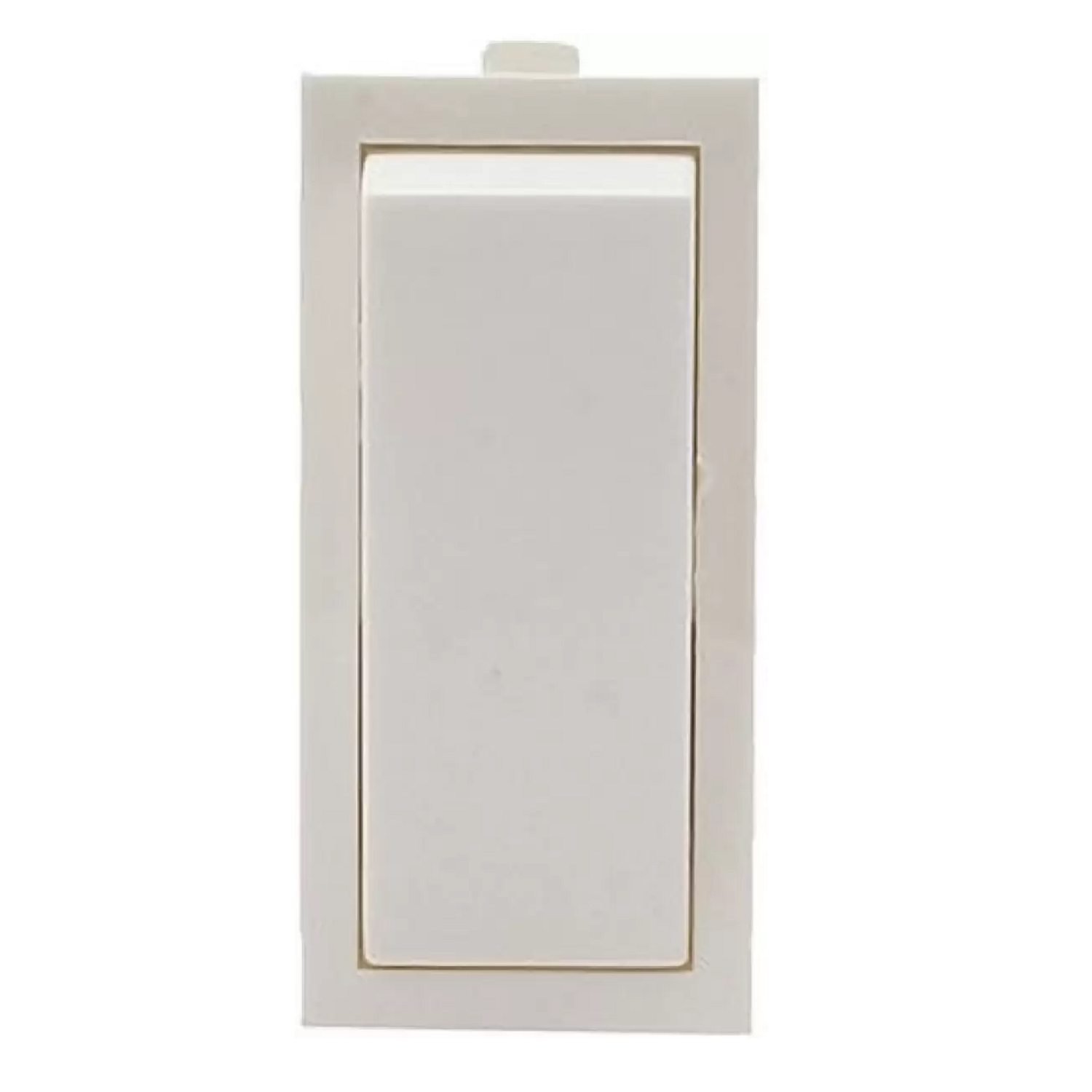 GreatWhite Fiana 10Amp, 1Way Switch , 1Module- White